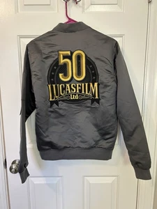 Seltene Lucasfilm 50th Anniversary Star Wars Bomberjacke Her Universe Gr. S grau - Bild 1 von 10