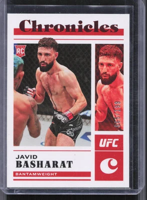 2023 Panini Chronicles UFC #84 Javid Basharat Red #/199 - Image 1 of 2