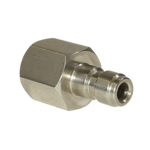 TactAir PCP Fill Probe Male Foster Adapter Silver - Picture 1 of 2