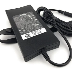 Dell 90W Slim AC DC Adapter Battery Charger Dell  PA-3E Laptop 19.5V Power Cord - Picture 1 of 4