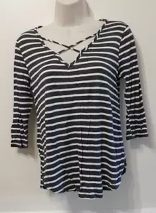 Emory Park Striped Top Womens XSP - Picture 1 of 1
