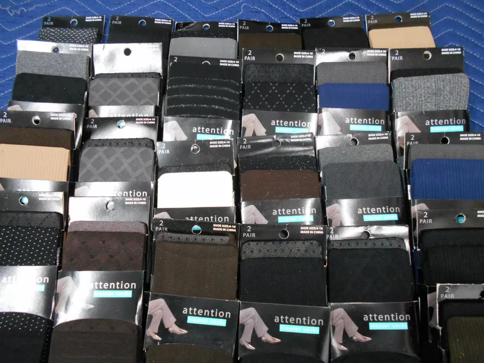Trouser Socks Regular Pairs 25 Packs Randomly Assorted Size 9-11