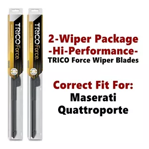 Limpiaparabrisas de alto rendimiento de 2 piezas para Maserati Quattroporte 2004+ - 25260/180 - Imagen 1 de 12