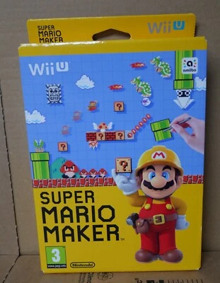 Wii U Super Mario Maker Art book Limited Edition Brand new Game factory sealed - Image 1 of 4
