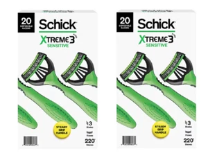 Schick Xtreme3 Sensitive Disposable Razors, 40 Count - Picture 1 of 1