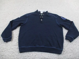 Indianapolis Colts Sweater Mens Medium Blue Tommy Bahama Sweatshirt Football NFL - Picture 1 of 16