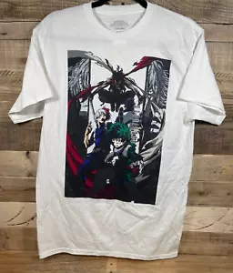 Funimation My Hero Academia T-Shirt Herren (M) Weiß Kurzarm Medium Tee Oberteil - Bild 1 von 4