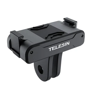 Magnetic Two Claw Adapter Action Camera Accessories For DJI OSMO Action 3 - Picture 1 of 12