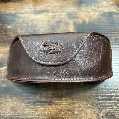 Fossil Gafas de sol Gafas de cuero Protección Elegante Estuche Magnético -634 Foto 1 de 4