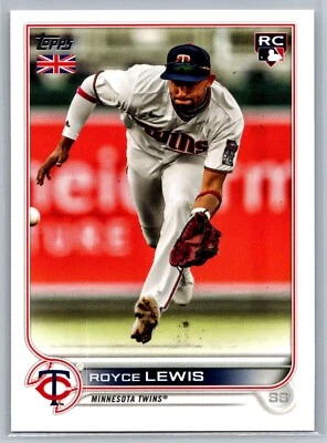 (2) Royce Lewis 2022 Topps UK Edition #137 RC Minnesota Twins - Image 1 of 4