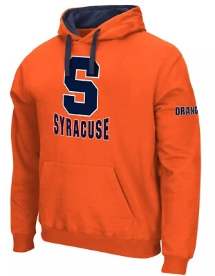 Syracuse University Mens Hoodie Fleece Pullover Orange NEW M-L-XL-XXL - Image 1 of 4