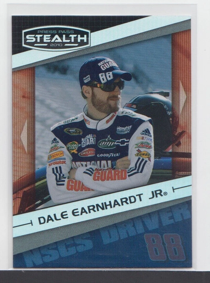 DALE EARNHARDT Jr. : 2010 - NASCAR - PRESS PASS STEALTH - CARD # 8 - Image 1 of 2