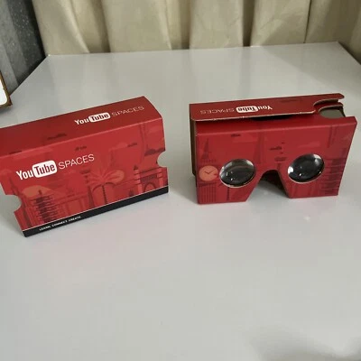 Official Google YouTube Spaces Cardboard From Promotional Event - Image 1 of 4
