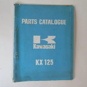 Kawasaki KX125 Factory Motorcycle Parts Catalog Catalogue 1973 - Picture 1 of 3