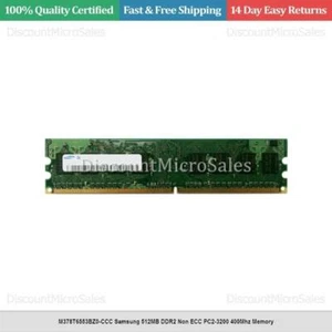 M378T6553BZ0-CCC Samsung 512MB DDR2 Non ECC PC2-3200 400Mhz Memory - Picture 1 of 1