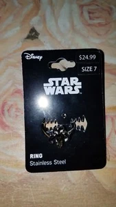 Disney: Anillo de acero inoxidable talla 7 Star Wars - SÍMBOLO MANDILORIANO - Imagen 1 de 2