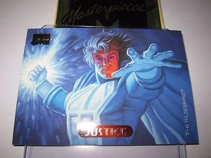 CARTE MARVEL MASTERPIECES GOLD FOIL SERIES 1994 N°61 JUSTICE MINT CARD BASE - Picture 1 of 1