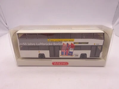 Wiking: DD-Bus MAN D 89 "50 Anni Del Ponte Aereo" Nr. 731 05 42 / 7310542 (GK94) - Immagine 1 di 2