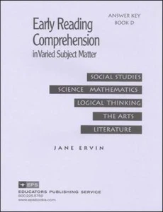 EARLY Reading Comprehension Book D Ans. Key - NEW - Picture 1 of 1