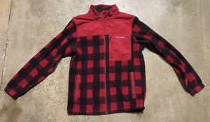 Columbia Fleece Holzfällerjacke - kastanienbraun rot Medium - Top Zustand - Bild 1 von 4