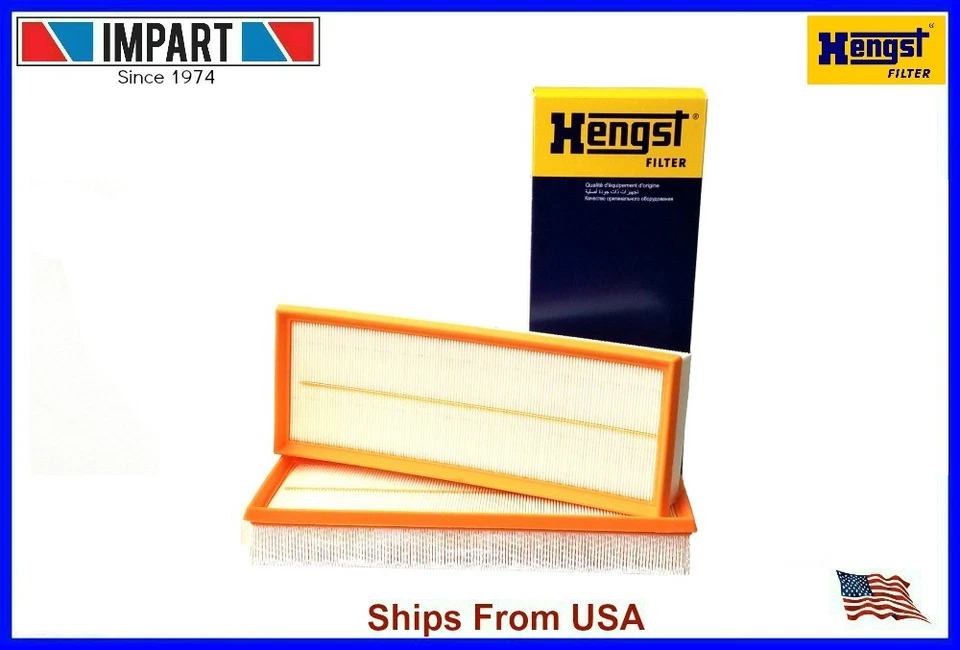 Juego Filtro Aire Mercedes 273 094 04 04 Hengst E455L01-2 Foto 1 de 1