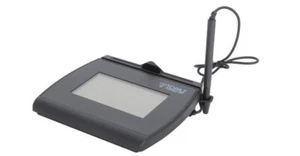 Open Box Topaz T-LBK755-BBSB-R 4x3 LCD Dual Serial USB Signature Capture Pad - Picture 1 of 1