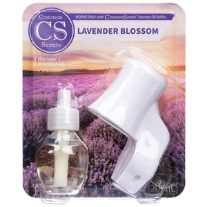 Common Scents Plug In Warmer w/Lavender Blossom Scented Oil 0.67oz - Picture 1 of 1