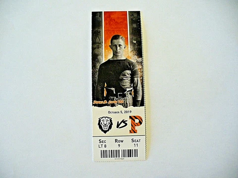 NCAA - Princeton Univ. "150 Years of Princeton Football" Game Ticket 10/5/19 Cover