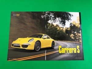 2012 PORSCHE 911 CARRERA S ORIGINAL VINTAGE 6 PAGE ROAD TEST PRINT ARTICLE AD - Picture 1 of 3