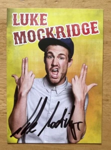 Luke Mockridge seltene AK Comedian Autogrammkarte original handsigniert 2 - Bild 1 von 1