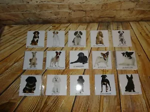 Magnete frigorifero cani scegli uno stile ""1"" scegli il tuo cane 4"" x 4"" CUCCIOLI ANIMALI DOMESTICI - Foto 1 di 3