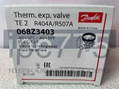 1PCS New For DANFOSS 068Z3403 Thermal Expansion Valve TES 2 R404A/R507 - Image 1 of 4