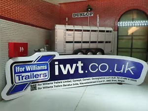 Ifor Williams Details Livestock Tipping Tiltbed Flatbed Trailer Decal Sticker - Picture 1 of 3