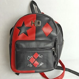 BIOWORLD MINI RUCKSACK HARLEY QUINN DC SUICIDE SQUAD BROKEN STRAP FIX & LOVE - Bild 1 von 7