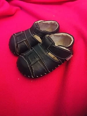 Pediped Fisherman Sandals Baby Toddler Leather Blue 0-6 months - Image 1 of 4