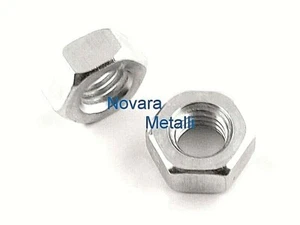 10 dadi esagonali pollici 1/4" UNF passo fine écrous pas fin tuercas rosca fina - Imagen 1 de 1