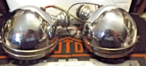 VINTAGE PAIR Car Spotlights - Foto 1 di 6