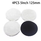 White Artificial Wool Polishing Pad for 125mm For Rotary Tool Pack of 4