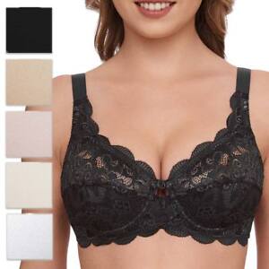 Full Figure Underwired All Over Lace Bra Susa 8008 34-48 B-F in Basic Colours