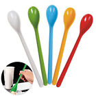 1PC Plastic Long Handle Spoons Dessert Drink Coffee Tea Scoop Stir Spoon Cutlery