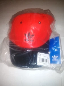 Adidas Basketball Baseball Hat Snapback Cap, Red & Black ~ New & Sealed - Picture 1 of 2