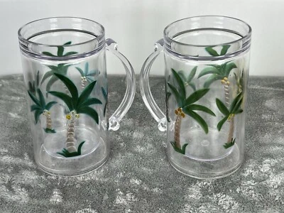 Пластиковые пальмовые стаканы Margarita с ручками  - Изображение 1 из 4