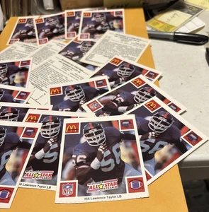 Lawrence Taylor 1986 McDonald’s All-Star Team 20 Card Lot - Picture 1 of 3