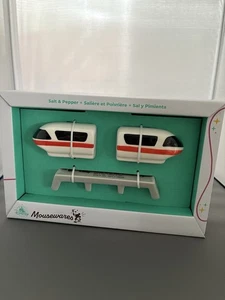 Disney Parks 2025 Mousewares Monorail Salt & Pepper Shaker Set - Base 5 1/4" NIB - Picture 1 of 2