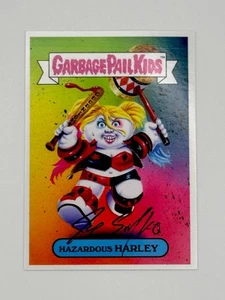 2024 Philly Non-Sport Show Garbage Pail Kids Hazardous Harley Quinn Simko Auto - Bild 1 von 3