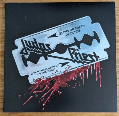 VARIOUS – BOW TO YOUR MASTERS VOLUME 3: JUDAS PRIEST - WHITE VINYL 2XLP - R92 - Image 1 of 4