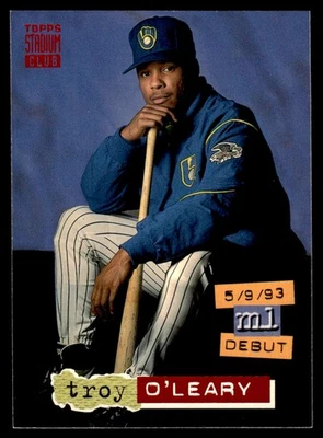 1994 Stadium Club Troy O'Leary Milwaukee Brewers #347 - Image 1 of 2