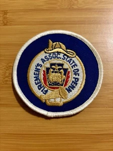 Patch Vigili del Fuoco Associazione Vigili del Fuoco Pennsylvania PA FD salvataggio FS FF club h - Foto 1 di 5