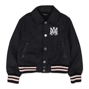 NWT AMIRI BLACK MA COACHES JACKET SIZE 4 $590 - Picture 1 of 5
