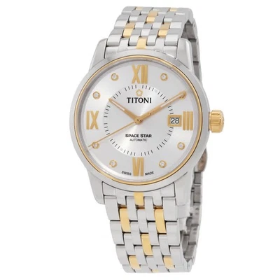 Reloj para hombre Titoni Space Star automático esfera plateada 83538 SY-099 Foto 1 de 3